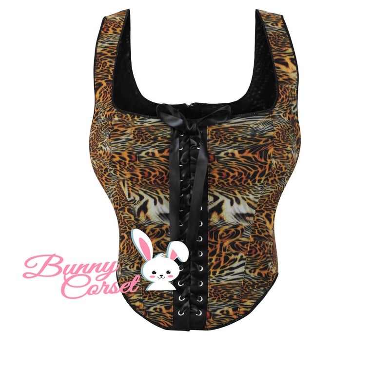 Della Tiger Corset Top