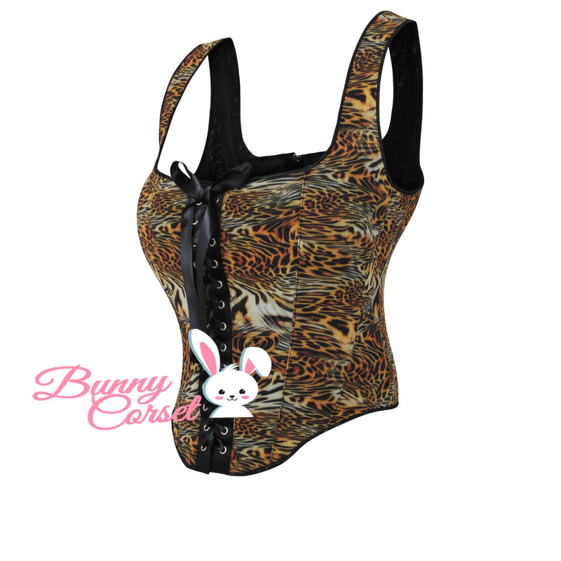 Della Tiger Corset Top