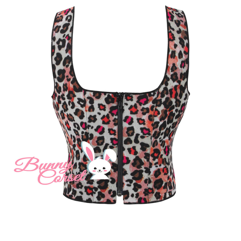 Elsa Leopard Corset Top