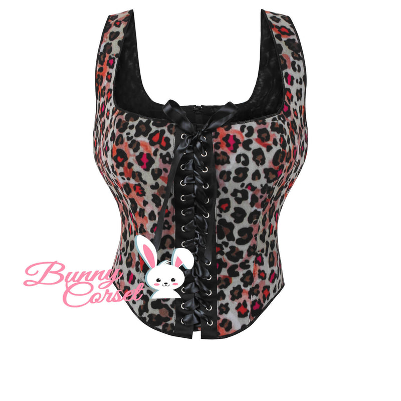 Elsa Leopard Corset Top