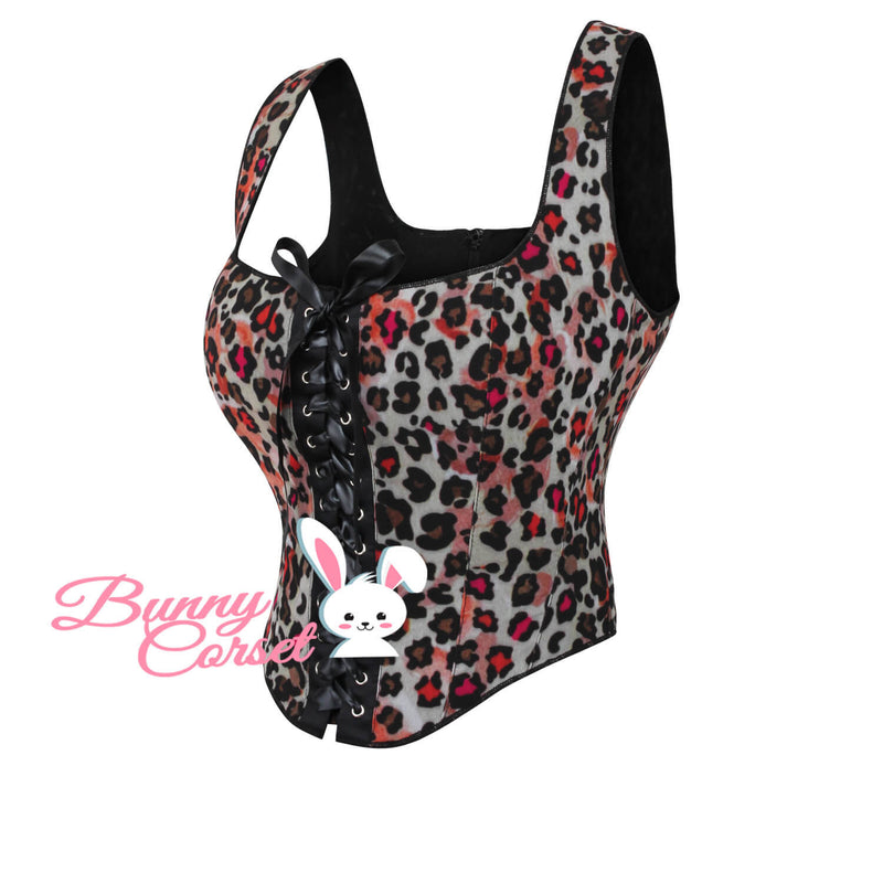 Elsa Leopard Corset Top