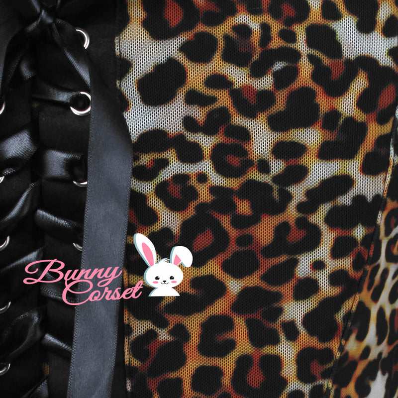 Zoya Leopard Corset Top