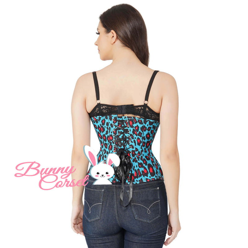 Raya Leopard Print Corset