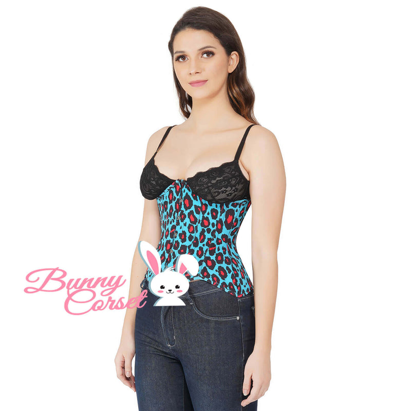 Raya Leopard Print Corset