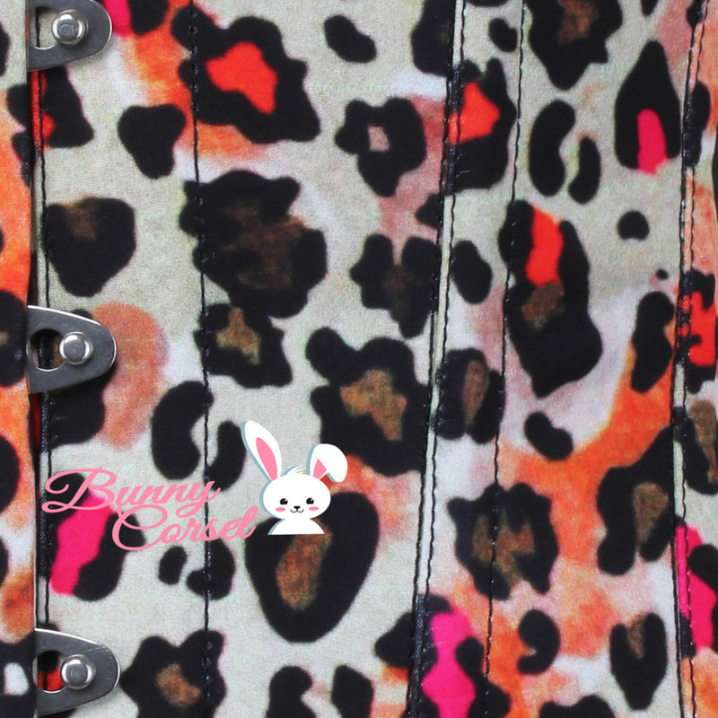 Jillian Leopard Print Corset