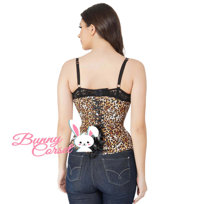 Ayleen Leopard Print Corset