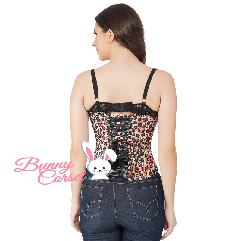 Luella Leopard Print Corset