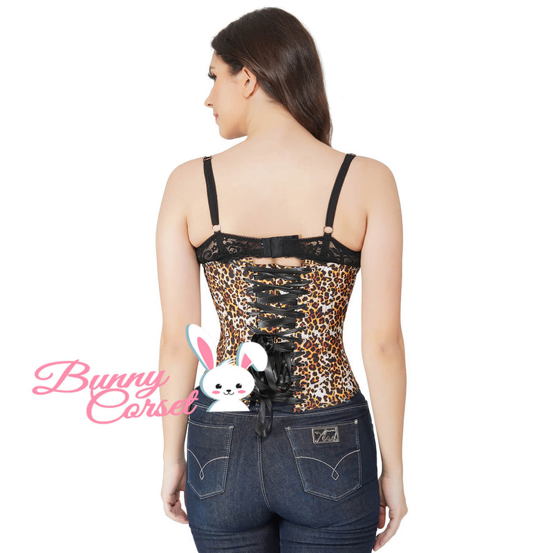 Magdalena Leopard Corset