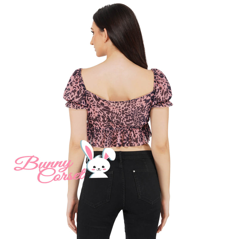Aviva Leopard Print Top