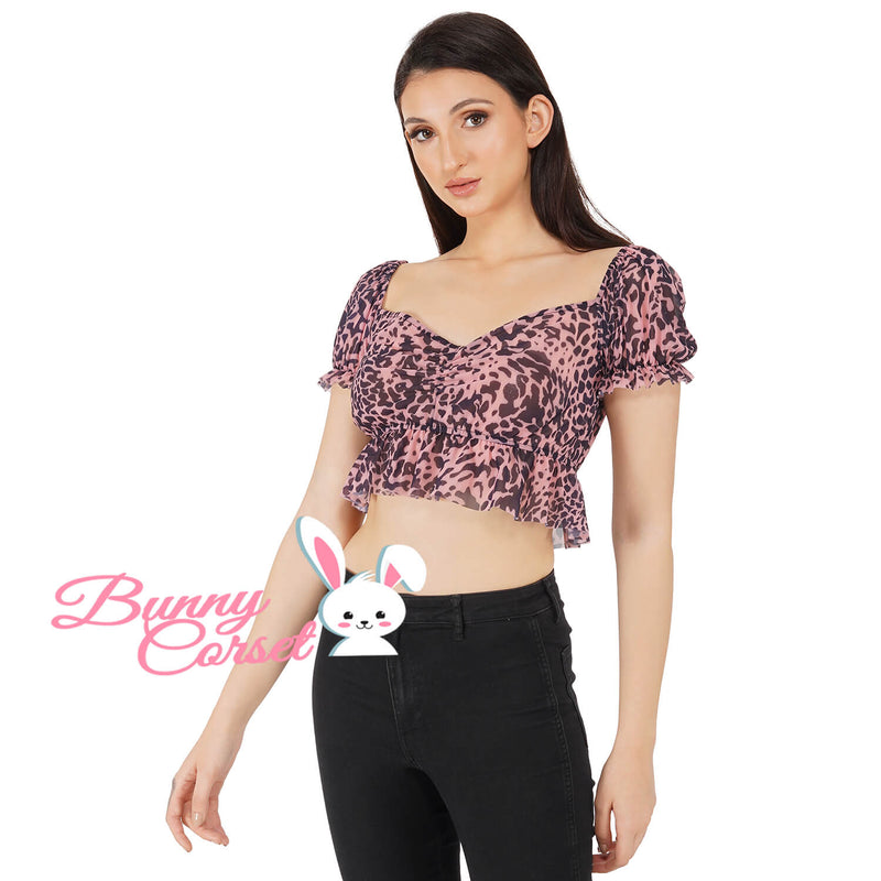 Aviva Leopard Print Top