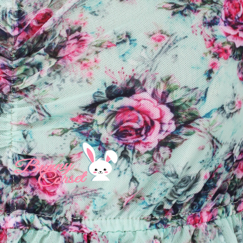 Acadia Rose Mesh Top