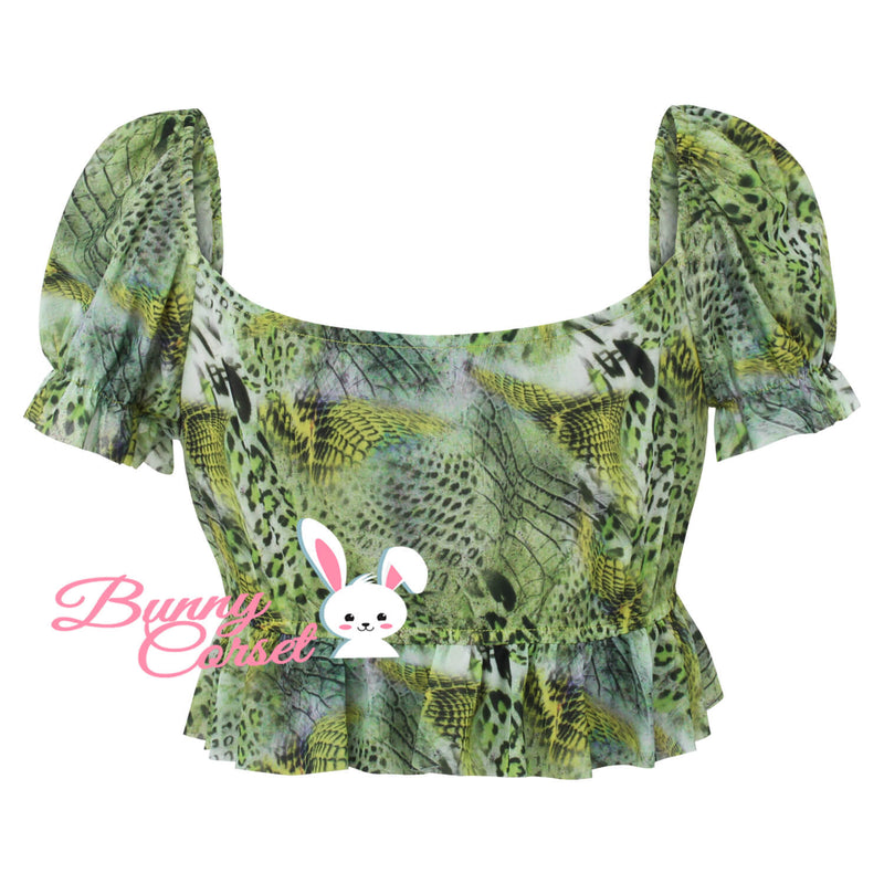 Apollonia Snake Print Top