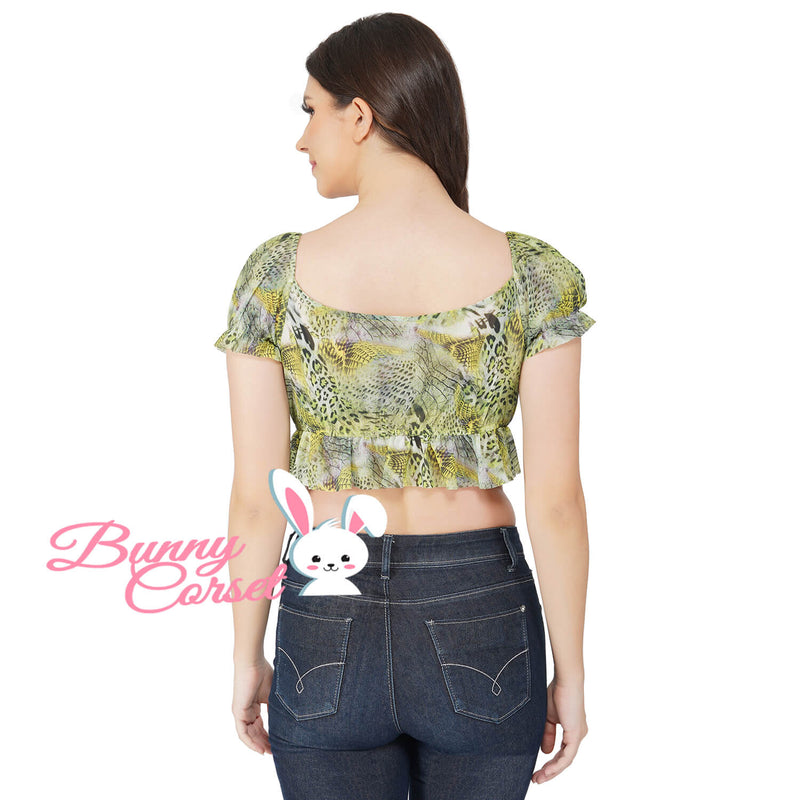 Apollonia Snake Print Top