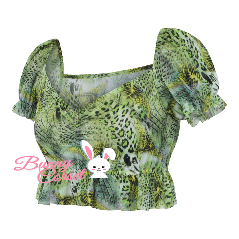 Apollonia Snake Print Top