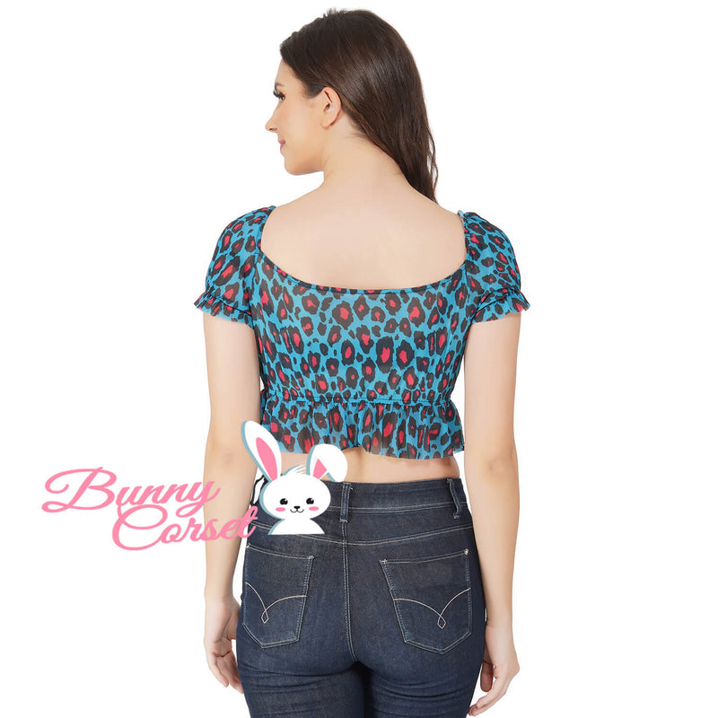 Cathenna Leopard Print Top