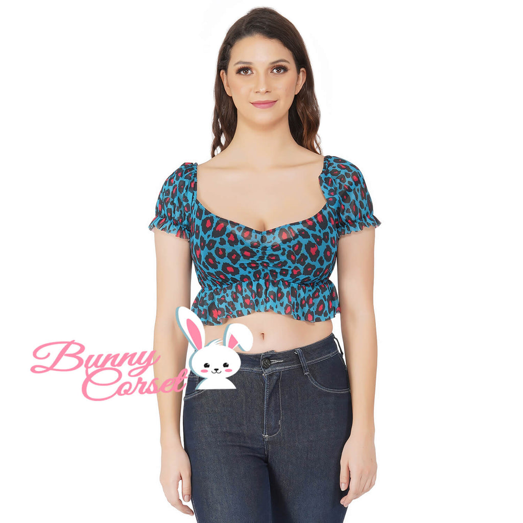 Cathenna Leopard Print Top