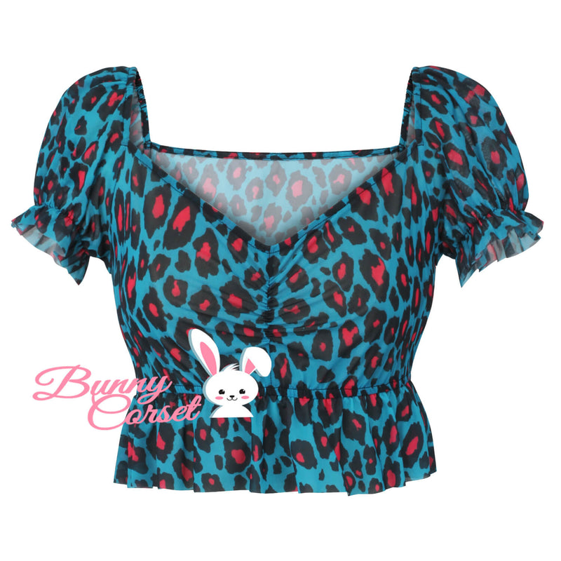 Cathenna Leopard Print Top