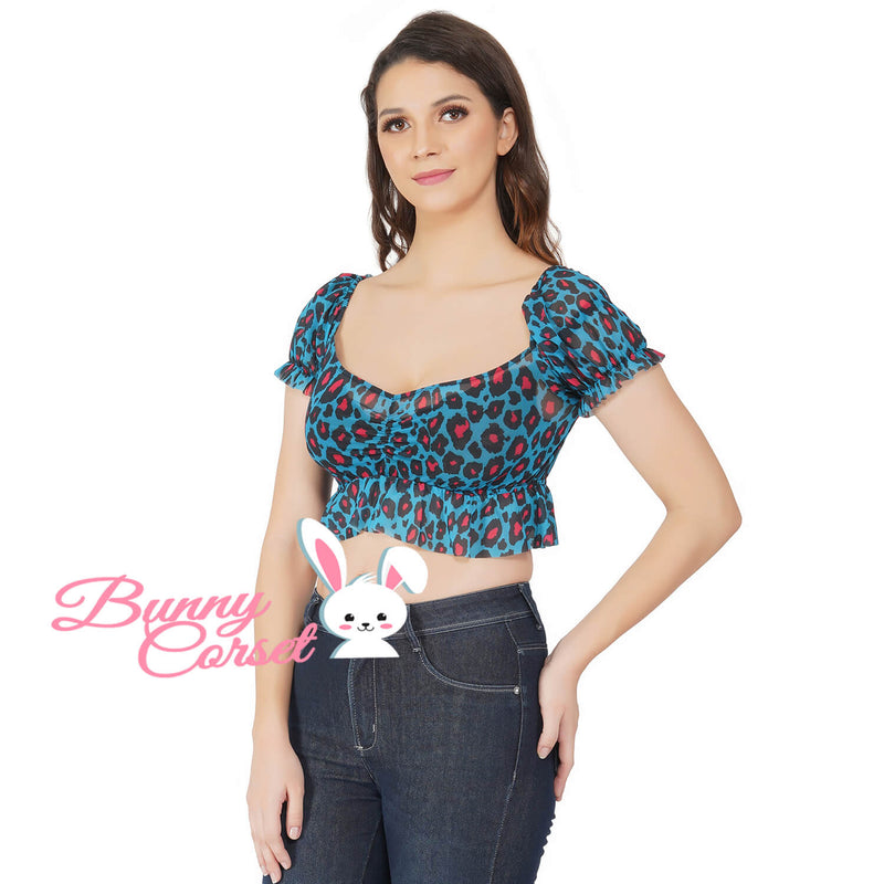 Cathenna Leopard Print Top