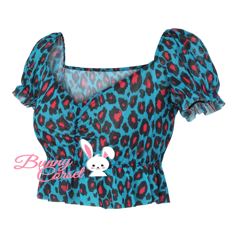 Cathenna Leopard Print Top
