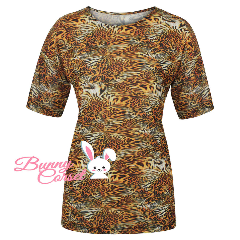 Bastina Tiger Print Top