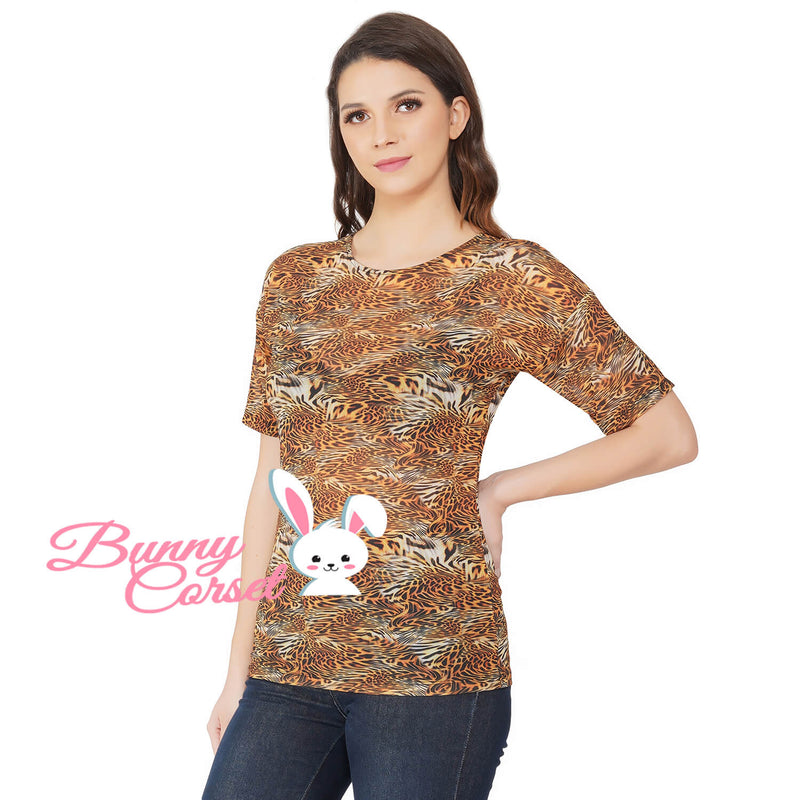 Bastina Tiger Print Top