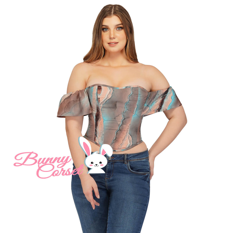 Ariyah Cold Shoulder Corset Top