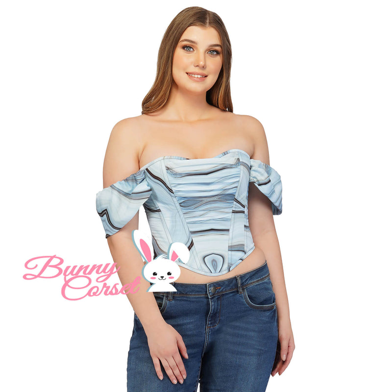 Lana Cold Shoulder Corset Top