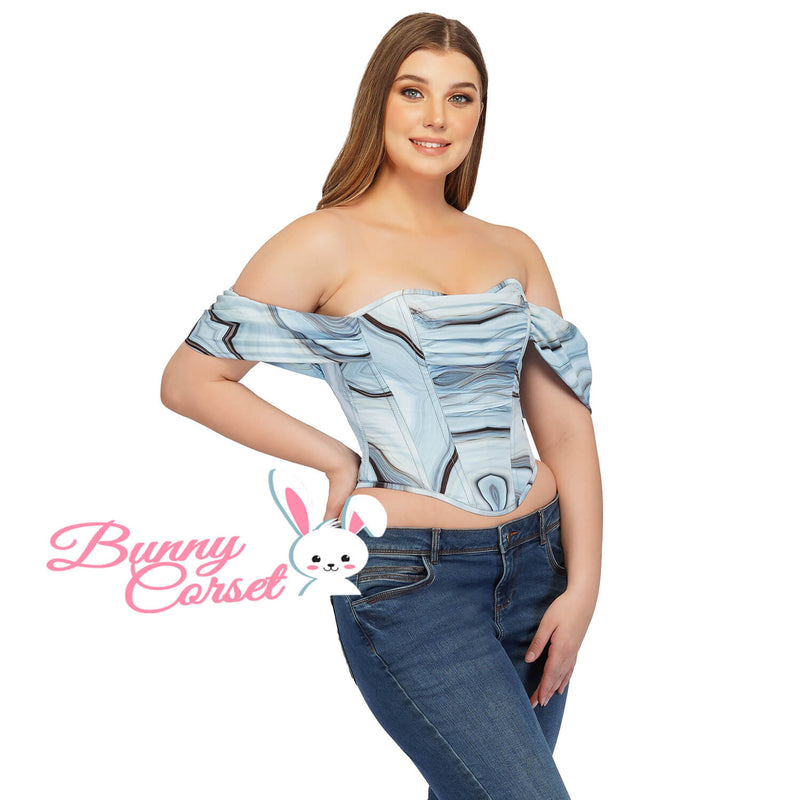 Lana Cold Shoulder Corset Top