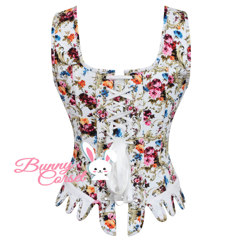 Laurel Floral Print Corset