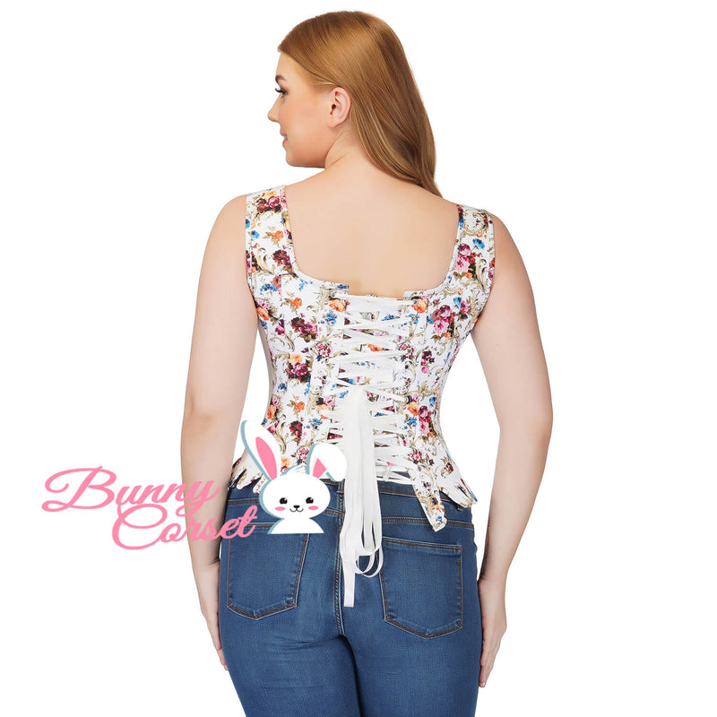 Laurel Floral Print Corset