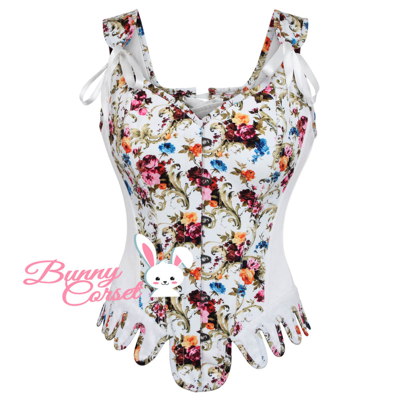 Laurel Floral Print Corset
