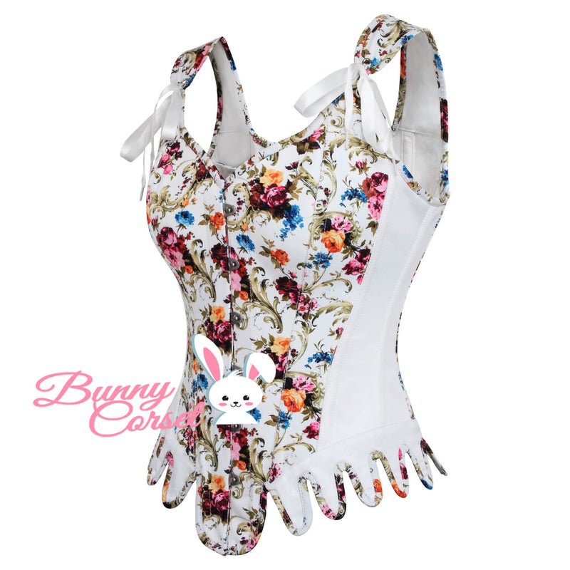 Laurel Floral Print Corset