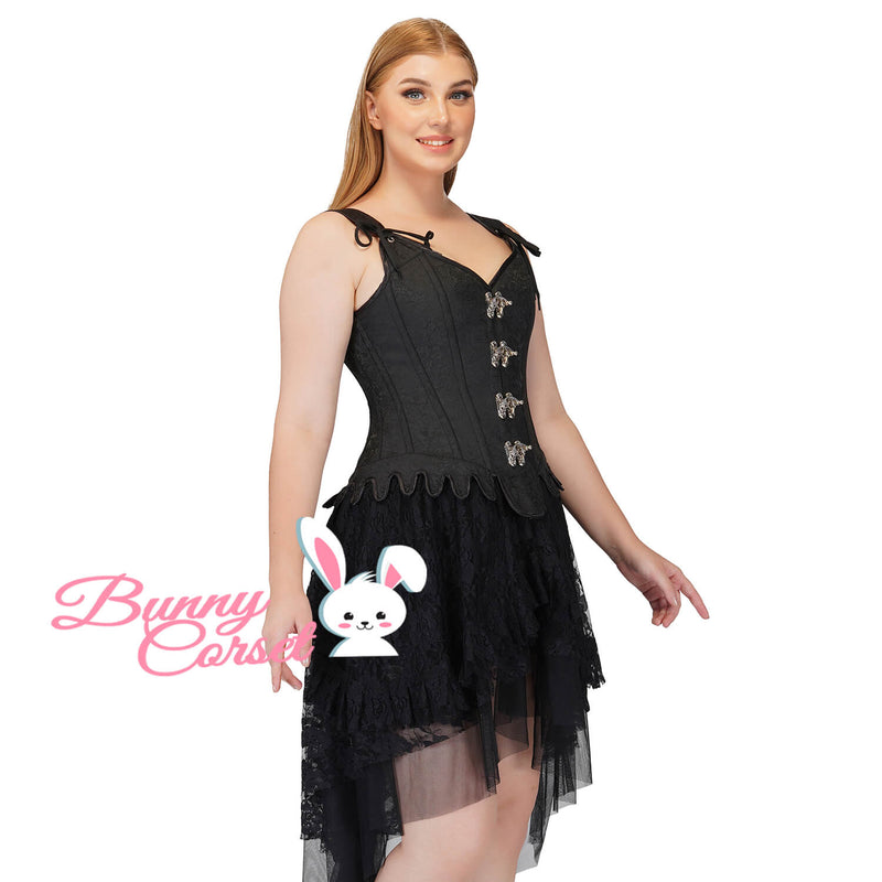 Poppy Brocade Corset