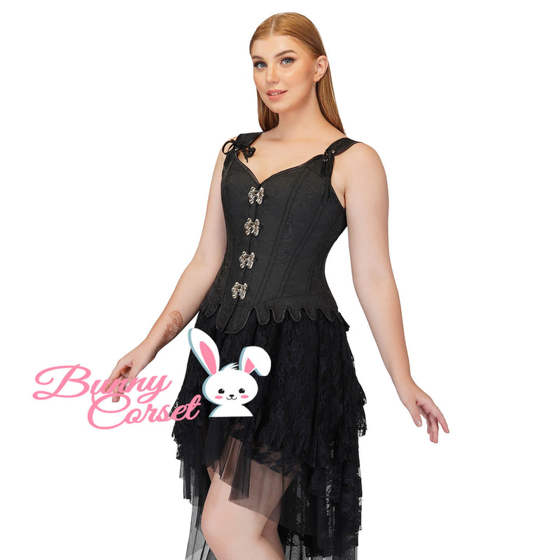 Poppy Brocade Corset