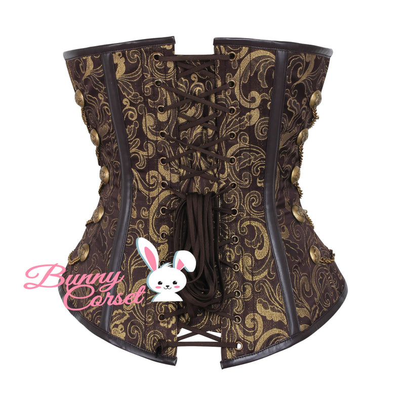 Clark Overbust Brocade Corset