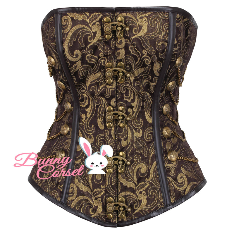 Clark Overbust Brocade Corset