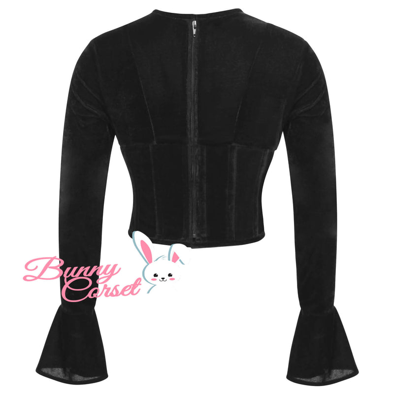 Torie Black Corset Top