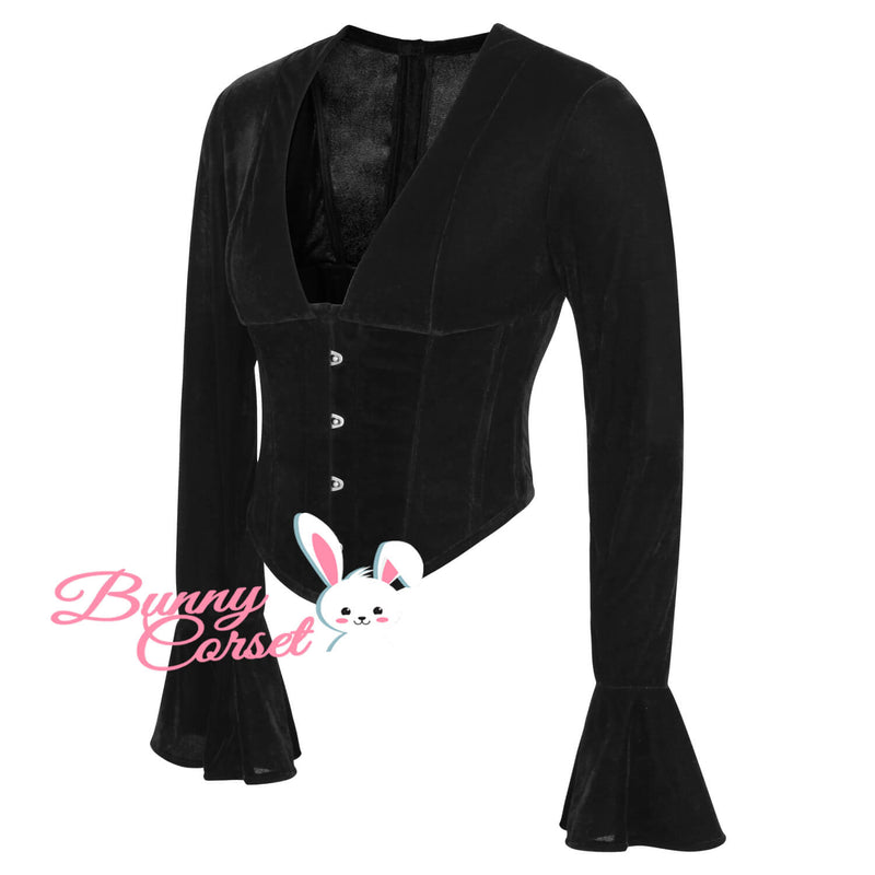 Torie Black Corset Top