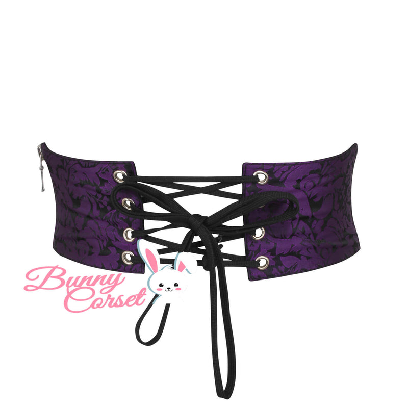 Janessa Maroon Corset Belt