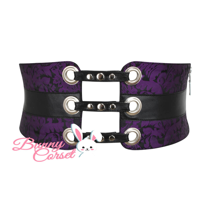 Janessa Maroon Corset Belt