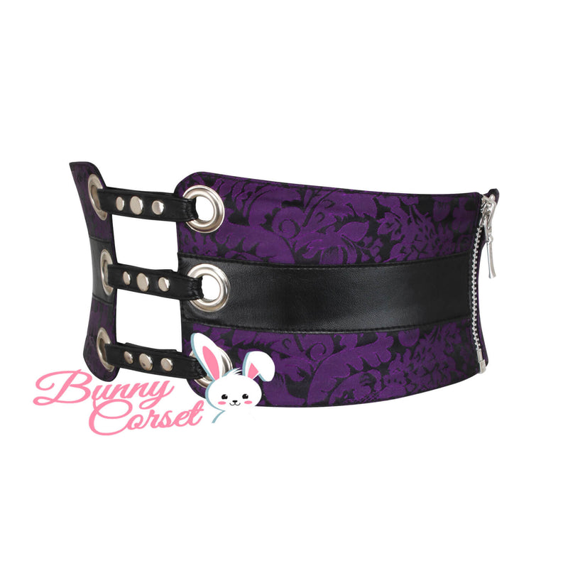 Janessa Maroon Corset Belt