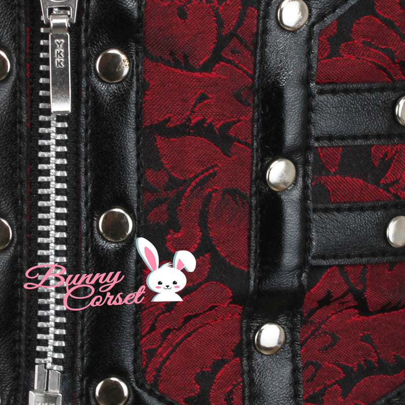 Kayleen Maroon Corset Belt