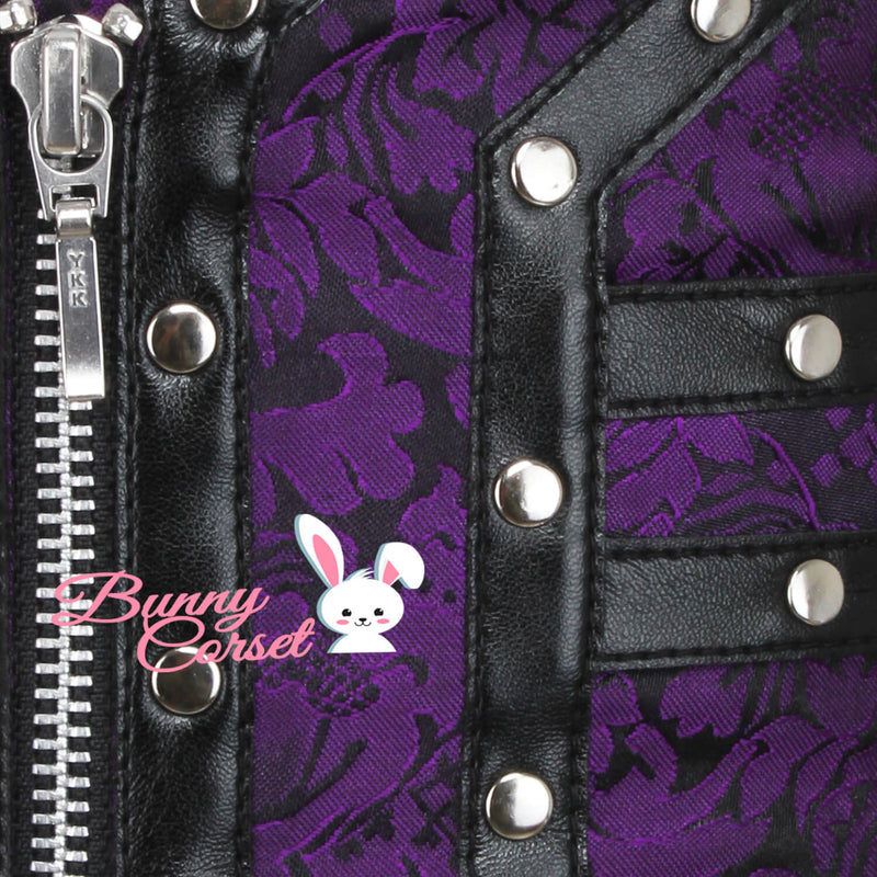 Shyanne Purple Corset Belt