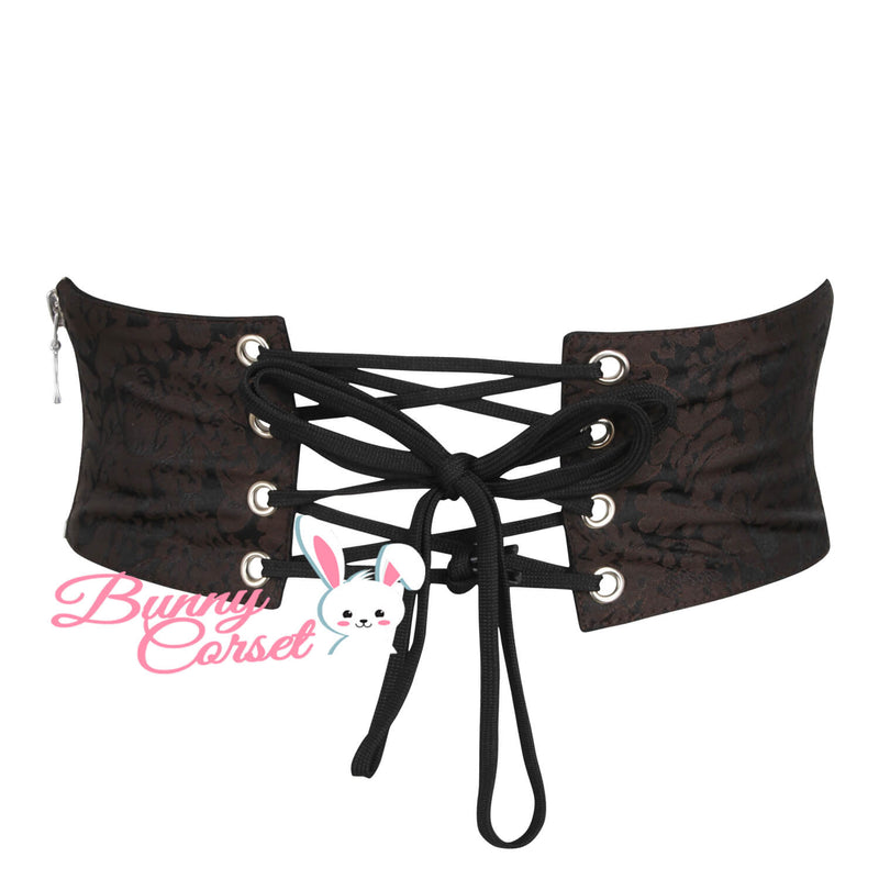 Janessa Maroon Corset Belt