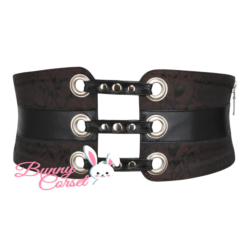Janessa Maroon Corset Belt
