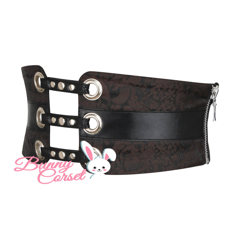 Janessa Maroon Corset Belt