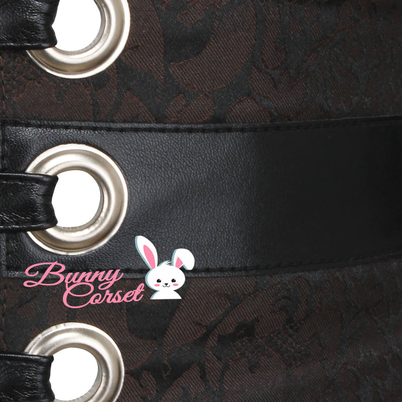 Janessa Maroon Corset Belt