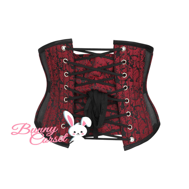 Callison Maroon Waspie Corset
