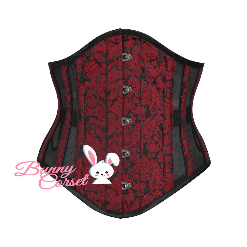 Callison Maroon Waspie Corset