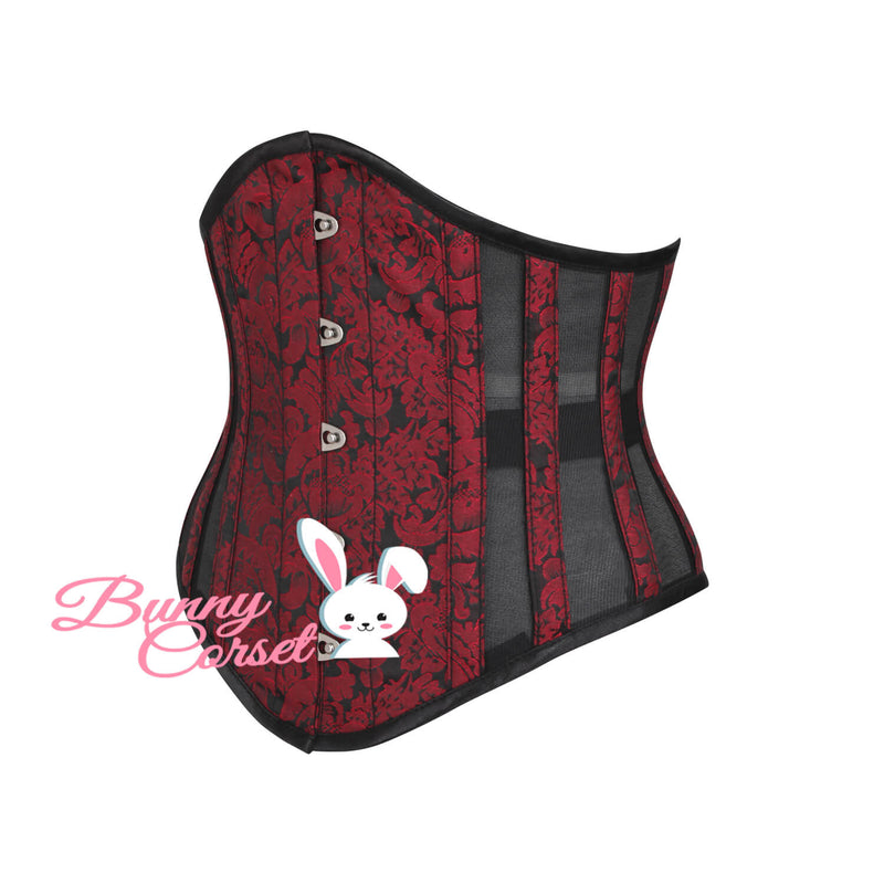 Callison Maroon Waspie Corset